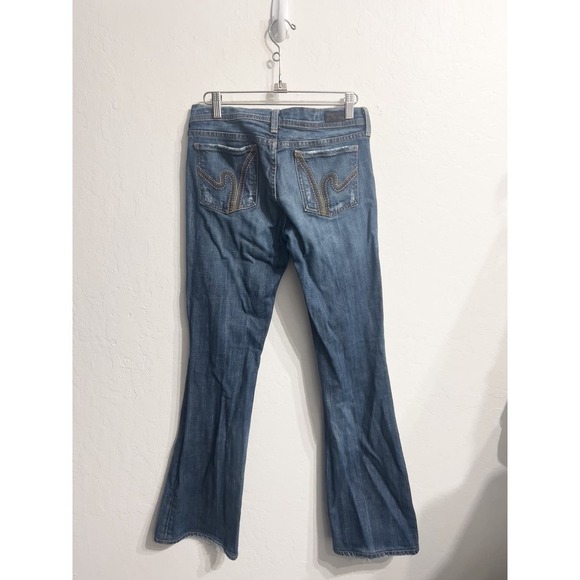 Citizens Of Humanity Ric Rac Flare Low Waist Flare Denim Jeanas 28 Dark Wash - Picture 7 of 8